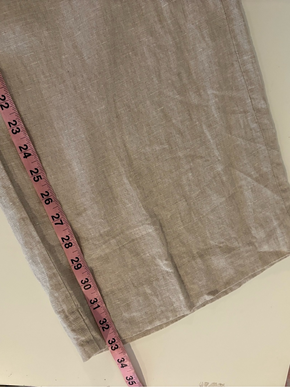 J.Crew || Essential Wide-Leg Linen Pant in Flax Tan Beige 12 Tall - Picture 10 of 10